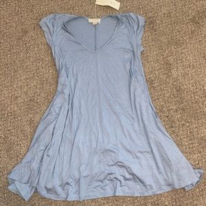 Light blue flow dress